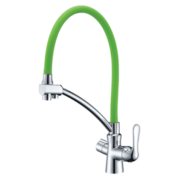 Смеситель Lemark Comfort LM3070C-Green для кухни  с подключением к фильтру с питьевой водой
