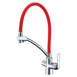 Смеситель Lemark Comfort LM3070C-Red для кухни  с подключением к фильтру с питьевой водой