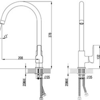 Смеситель Lemark Basis LM3605C для кухни