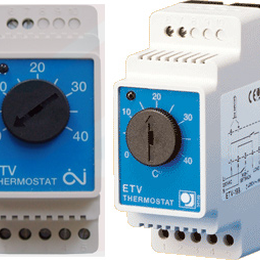 Терморегулятор для монтажа на DIN-рейку ETV-1991